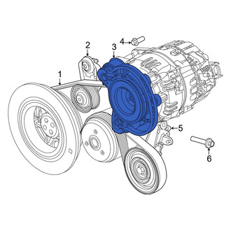 Land Rover OE - Accessory Drive Belt Tensioner Assembly
