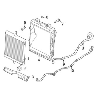 Land Rover OE - Cooling - Radiator & Components (Auxiliary, Enhanced Cooling), (4.4L)