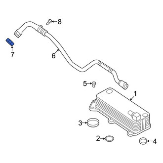 Land Rover OE - Engine Oil Cooler Line Clip