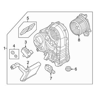 Land Rover OE - Air Conditioner & Heater - Auxiliary A/C & Heater Unit
