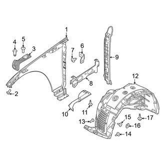 Land Rover OE - Fender & Components