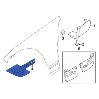 Land Rover OE - Front Left Fender Insert Emblem