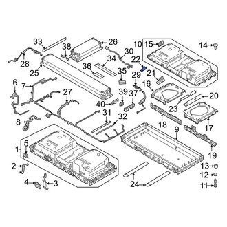 Land Rover OE - Left Drive Motor Battery Pack Cover Bracket