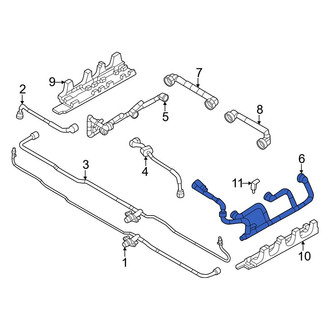 Land Rover OE - Left Drive Motor Battery Pack Coolant Hose