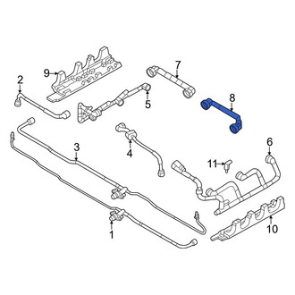 Land Rover OE - Left Drive Motor Battery Pack Coolant Hose