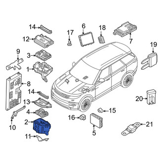 Land Rover OE - Left Lower Fuse Box Cover