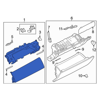 Land Rover OE - Front Upper Glove Box