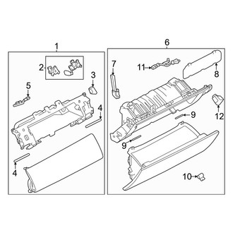 Land Rover OE - Instrument Panel - Glove Box