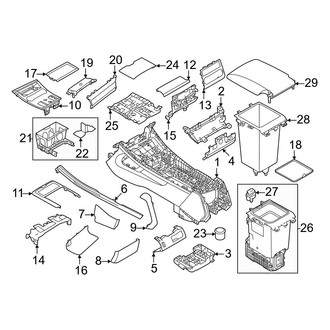 Land Rover OE - Center Console (Console & Trim)