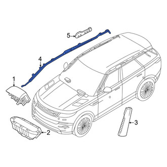 Land Rover OE - Left Curtain Air Bag