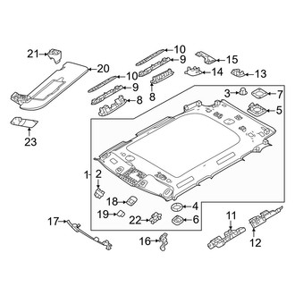 Land Rover OE - Roof - Interior Trim (W/O Panoramic)