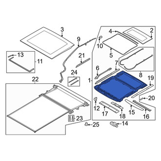 Land Rover OE - Sunroof Assembly