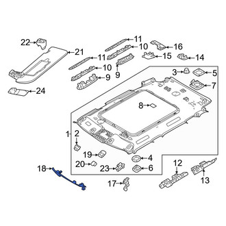 Land Rover OE - Headliner Seal