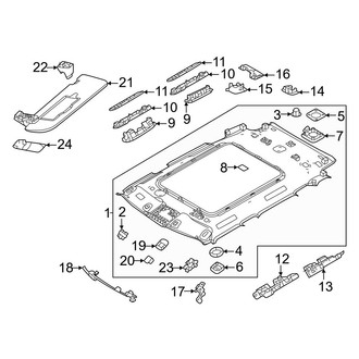 Land Rover OE - Roof - Interior Trim (With Panoramic)