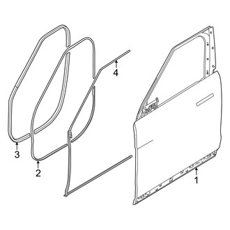 Land Rover OE - Front Door - Door & Components
