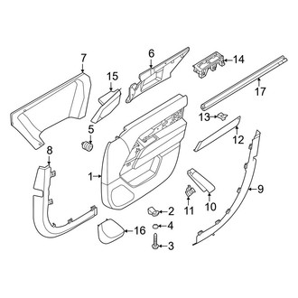 Land Rover OE - Front Door - Interior Trim