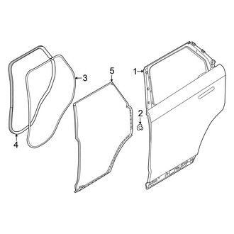 Land Rover OE - Rear Door - Door & Components