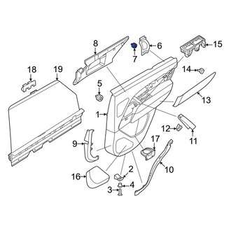 Land Rover OE - Door Interior Trim Panel Bracket