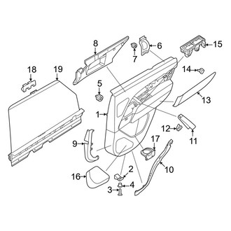 Land Rover OE - Rear Door - Interior Trim