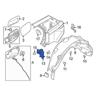 Land Rover OE - Rear Left Mud Guard