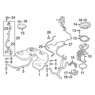 Land Rover OE - Fuel System Components (4.4L)