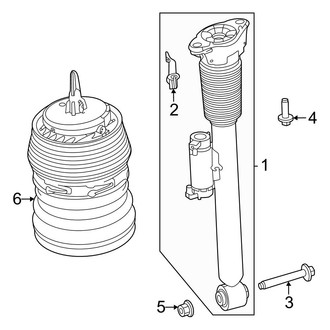 Land Rover OE - Rear Suspension - Shocks & Components
