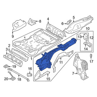 Land Rover OE - Rear Right Frame Side Member Assembly