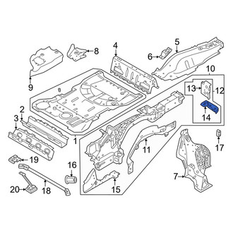 Land Rover OE - Rear Left Frame Side Member Reinforcement