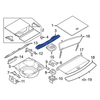 Land Rover OE - Rear Liftgate Trim Scuff Plate