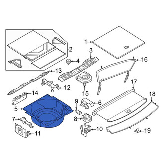 Land Rover OE - Rear Spare Tire Compartment