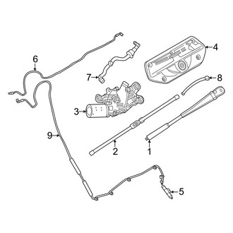 Land Rover OE - Lift Gate - Wiper Components (Autobiography / First Edition / SE / SE Dynamic)