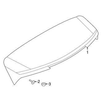 Land Rover OE - Lift Gate - Spoiler