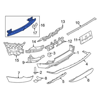 Land Rover OE - Rear Bumper Impact Bar