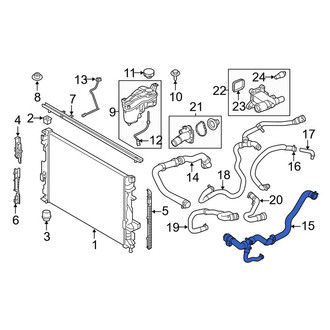Land Rover OE - Lower Radiator Coolant Hose