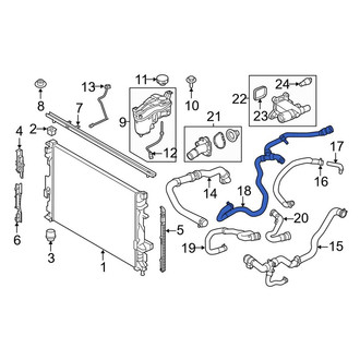 Land Rover OE - Lower Radiator Coolant Hose