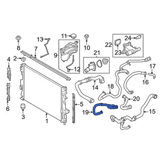 Land Rover OE - Lower Radiator Coolant Hose