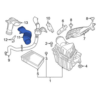 Land Rover OE - Front Engine Air Intake Hose