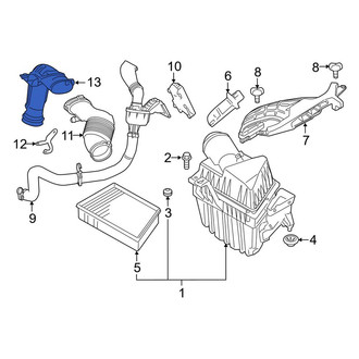 Land Rover OE - Engine Air Intake Hose