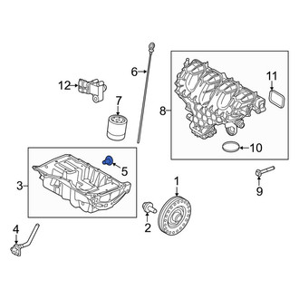 Land Rover OE - Engine Oil Drain Plug