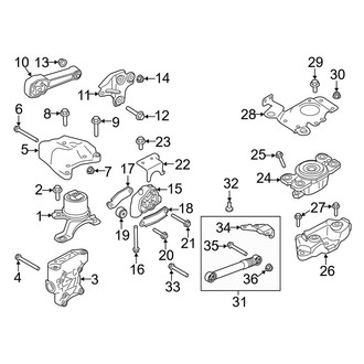 Land Rover OE - Engine / Transaxle - Engine & Transmission Mounting