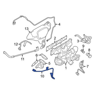 Land Rover OE - Turbocharger Coolant Line