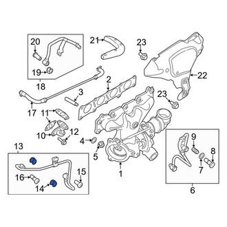 Land Rover OE - Turbocharger Coolant Line Gasket
