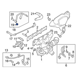 Land Rover OE - Turbocharger Coolant Line Gasket