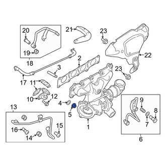 Land Rover OE - Catalytic Converter Nut