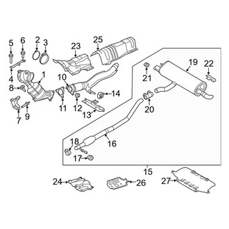 Land Rover OE - Exhaust System - Exhaust Components (2 Doors)