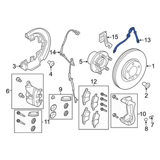Land Rover OE - Front Right Brake Hydraulic Hose