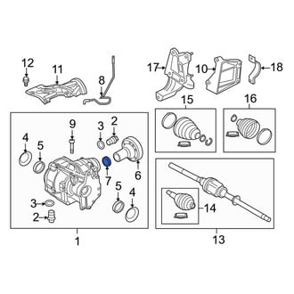 Land Rover OE - Front Drive Shaft Pinion Yoke Seal