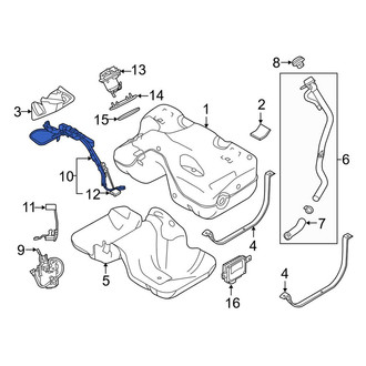 Land Rover OE - Left Fuel Pump and Sender Assembly
