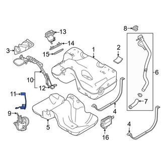 Land Rover OE - Right Fuel Sender and Hanger Assembly
