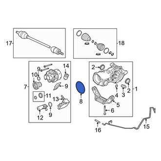 Land Rover OE - AWD Coupling Unit Seal